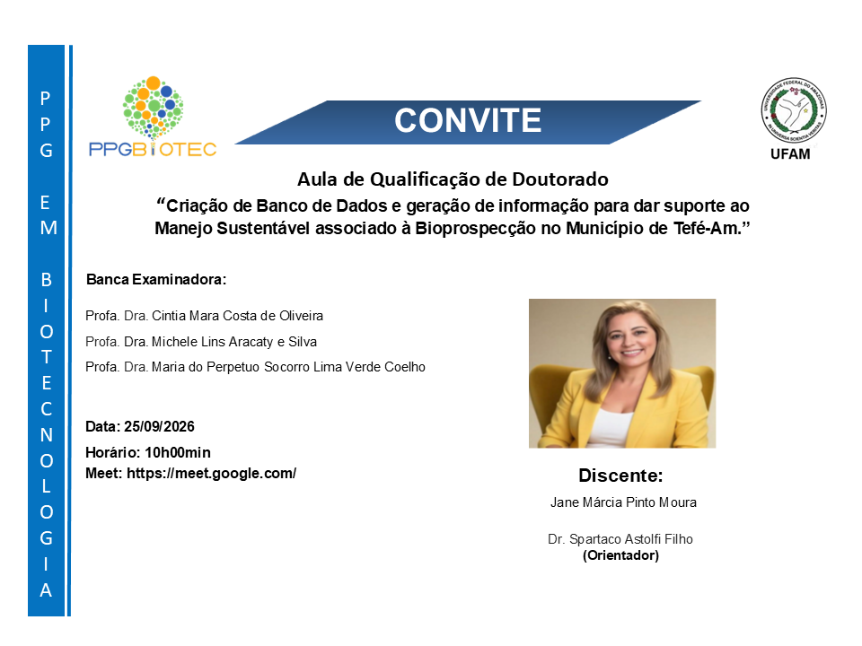 Aula de Qualificação de Doutorado - Jane Márcia