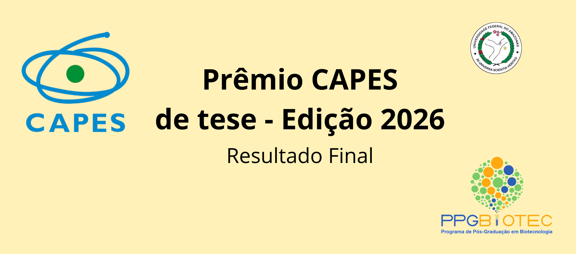 Prêmio CAPES de melhor Tese - Edição 2026