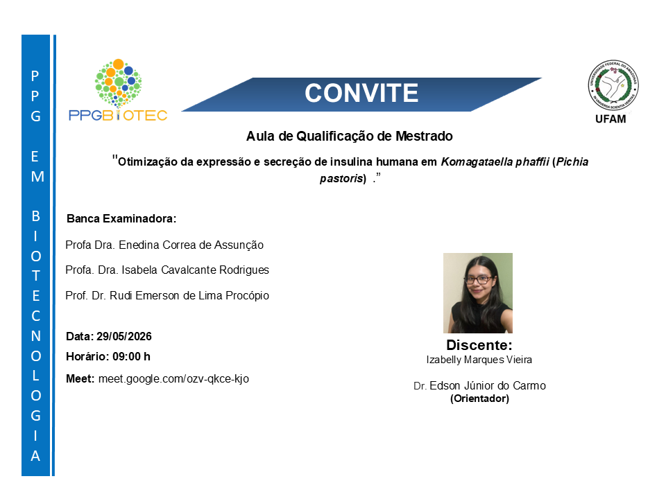 Aula de Qualificação de Mestrado - Izabelly Marques Vieira
